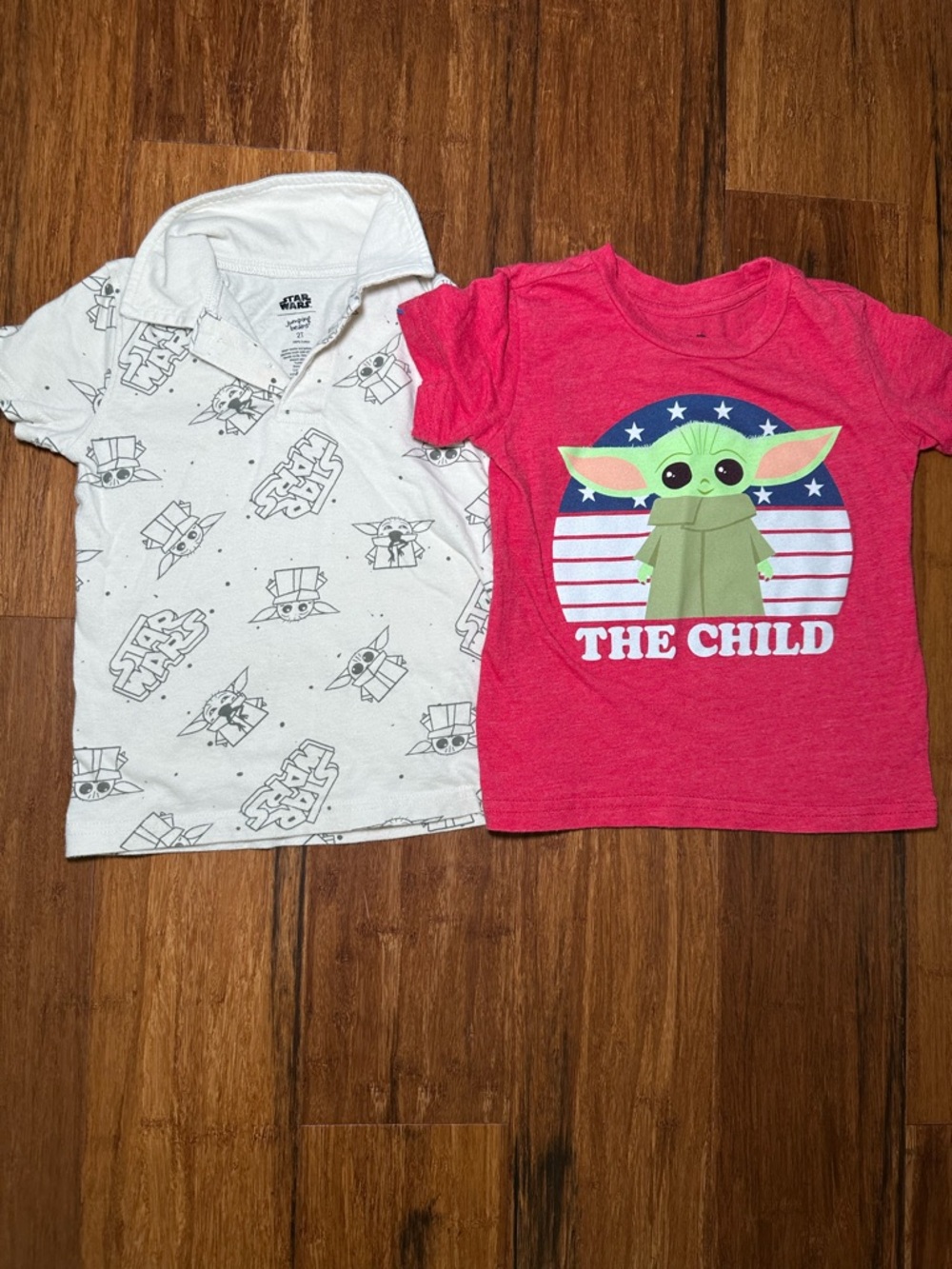 Star Wars Disney Kids "The Child" Graphic Tee Bundle Jumping Bean Size 2T